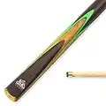 Spartan Fury GREEN CONQUEST 2pc Matching Ash Centre Joint Snooker Cue 9mm Tip