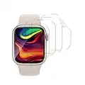 Per Apple Orologio Serie 8 41mm Pellicola Protettiva, 4 Pezzi Proteggi Schermo in Vetro Temperato Per Vetro Apple Watch 7/8 41mm Copertura Completa HD Protezione Film Transparente