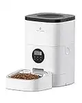 PETLIBRO Automatic Cat Feeder, 4-6L Auto Cat Dry Food Dispenser with Desiccant Bag, Portion Control 1-4 Meals per Day & 10s Voice Recorder for Small & Medium Pets