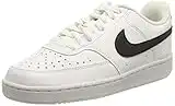 Nike Damen Court Vision Lo Nn Gymnastikschuh, White/Black-White, 40.5 EU