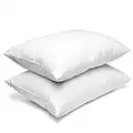 MH Home Pillows 2 Pack, Soft Support Bounce To Back Hotel Quality Extra Soft Filling Bed Pillows Designed For Front, Side And Back Sleeper, Body Pillows