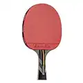 STIGA Raptor Performance Ping Pong Paddle - 7-ply Carbon Fiber Blade - 2mm Premiere Sponge for a Larger Sweet Spot - Flared Handle for Increased Control - Performance Table Tennis Racket