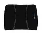 Kine Travel Coussin de Soutien Lombaire Ergonomique - Approuvé par un Kinésithérapeute, Noir, 36 x 27 x 5 cm