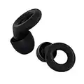 Loop Experience High Fidelity Ear Plugs – for Noise Reduction, Concerts, Work, Musicians, Motorcycles and Noise Sensitivity – Silicone Ear Tips in XS, S, M, L – 18dB Noise Cancelling - Black