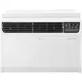 LG LW1817IVSM Dual Inverter Window Air Conditioner with Remote Control, 18,000 BTU, White