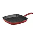 Cuisinart CI30-23CR Chef's Classic emailliertes Gusseisen, quadratisch, 24,9 cm, Kardinalrot