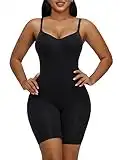 YIANNA Taillentrainer für Frauen Latex Unterbrust Taille Korsett Cincher Sanduhr Body Shaper 4 Haken, Black, Medium