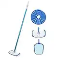 vidaXL 4 Piece Pool Maintenance Kit Spa Cleaning Tool Vacuum Skimmer Bush