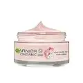 Garnier Youth Organic Rosy Glow 3 in1 Youth Cream with Rosehip Seed Oil, White, 50 ml (Pack of 1)