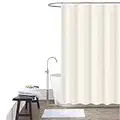 ANMECS Tenda da Doccia 240x200 beige Tenda da Bagno Impermeabile Tende da Vasca da Bagno con Ganci(ANC-P10)