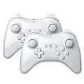 QUMOX 2X Manette sans Fil Bluetooth Jeu Joystick pour U Blanc