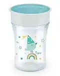 Tigex Tasse d’Apprentissage Smart'360, Bordure 360° antifuites, 9+ mois, sans BPA, 250 ml, Bleu ALLO3