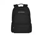 Wenger 600630 FUSE 16" Laptop Backpack , Padded laptop compartment with iPad/Tablet / eReader Pocket in Black {20 Litres}