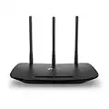 TP-Link Router WiFi TL-WR940N Velocidad inalámbrica de hasta 450 Mbps, banda WiFi de 2,4 GHz, 5 puertos (Ethernet de 4 puertos), 2 antenas externas, soporte de control parental