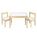 IKEA KidTable, Table and 2 Chairs, White