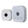 Swann SWALPH-ALARMK2 Alpha Series Wire Free Movement Sensor Kit with PIR Sensor and Chime, Adjustable Volume, Silent Mode, Pairable with Up to 60 Sensors & Doorbells, No Hub Required, White