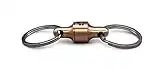 Kappa Quick Release Keychain, Detachable Keychain That Holds up to 10 lbs, Easy, Secure and Stylish Pull Apart Keychain (Copper)