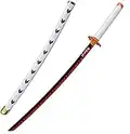 KELEBUE 104cm/80cm, Demon Slayer Cosplay, Rengoku Kyoujurou, Fait Main, Katana, Fans D'Anime, Bois Exquis, éPéEs, Objets De Collection, Cadeaux, Jouets