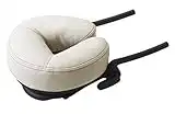 EARTHLITE Massage Table Face Cradle FLEX-REST - Self-Adjusting, Flexible Platform with Strata Memory Foam Face Pillow (NEW MODEL), Vanilla Crème