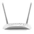 TP-Link TD-W8961N Modem Router ADSL2+, Wireless N300 Mbps, 4 Porte Fast Ethernet, Incluso Filtro ADSL/RJ11, Cavo DSL/RJ45, Cavo Ethernet, Dispositivo 3-in-1, Modem/Router/Access Point