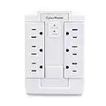 CyberPower CSB600WS 900 Joules Essential Wall Tap with 6-Outlet Surge Suppressor