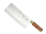 Mercer Culinary M33220 8-Inch Chinese Chef's Knife with Wood Handle, Stainless Steel, Silver