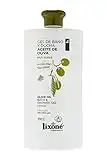 Lixoné - Gel de Ducha Natural de Aceite de Oliva 500 ml | Gel de Baño Hidratante para Piel Seca | Acción Calmante y Protectora | Jabón Vegano y de PH Neutro para Uso Diario