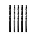 DelitonGude 5/16 inch HSS M35 Cobalt Twist Drill Bits,High Speed Steel,Pack of 5,Suitable for Hard Metals, Stainless Steel, Cast Iron and Other Hard Material(5/16inch)
