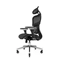 Nouhaus Ergo3D Ergonomic Office Chair - Rolling Desk Chair with 3D Adjustable Armrest, 3D Lumbar Support and Blade Wheels - Mesh Computer Chair, Gaming Chairs, Executive Swivel Chair (Black)