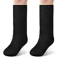 2 Pcs Leg Cast Cover, Medium Short Cast Sock Cast Cover Below The Knee Leg Cast Sleeve for Foot Leg Men Women (Black)