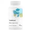 Thorne Alpha-Lipoic Acid - 300 mg - Supplement Liver Detox, Antioxidant Support, Nerve Health and Mental Sharpness - 60 Capsules