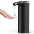 YIKHOM Automatic Liquid Soap Dispenser, Touchless Dish Soap Dispenser, 5 Level Adjustable Sensor Electric Soap Dispenser, 15.37oz/450ml Hand Soap Dispenser, USB C Rechargeable for Bathroom Kitchen