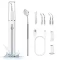 Teeth Cleaning kit, Electric Tooth Cleaning Tool with LED Light,Tooth Cleaner with 3 Modes, Home Teeth Cleaner with 3 Replaceable Inlet Sleeves