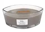 WoodWick Ellipse Scented Candle, Sand & Driftwood, 16oz | Up to 50 Hours Burn Time