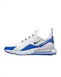 NIKE Air MAX 270G, Chaussure de golf pour homme, White/Black-Racer Blue, blanc, 45.5 EU