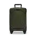 Briggs & Riley Torq Hardside Carry On Luggage with Spinner Wheels 22 inch. USB Charging Port, TSA-Friendly Locks, Easy Access Hinged Front Pocket, Green