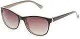 Polaroid Damen P8339 La Kih Sonnenbrille, Schwarz (Black/Brown), 55-19