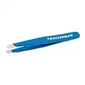 Tweezerman Bahama Blue Stainless Steel Mini Slant Tweezer