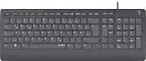 SPEEDLINK HI-GENIC Antibacterial Keyboard, kabelgebundene leise USB-Tastatur mit antibakteriellen Eigenschaften, Flache Tasten, deutsches QWERTZ-Layout, schwarz, 430 × 155 × 23 Millimeter