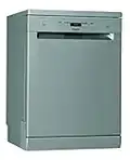 Hotpoint HFC 3C26 CW X, lavastoviglie verticale, 14 posti, terzo cestello, inox