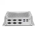 BASOARO Mini PC Industriel Windows 10, PC de Bureau sans Ventilateur, Core i7 4500U, 8G RAM 256G SSD, 2 Gigabit Ethernet, HD, VGA, RS232/RS485 COM Port, 4 USB3.0, 4 USB2.0, WiFi, BT