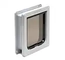 Cat Mate 4 Way Locking Cat Flap with Door Liner to 50mm (2”), White (235W)