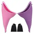 Female Urination Device, Women Urinal Silicone Funnel Urine Cups Portable Urinal Standing Up to Pee Funnel for Camping, Hiking, Outdoor Activities -Carrying Bag Included (2 Pack)