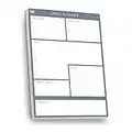 Daily Planner Desk Pad by Clear Mind Concepts® – A4 Size - 100 Undated Tear Off Sheets 120gsm Thick Paper - to Do Checklist Notes for Home Business Office Study Productivity Planning and Organising