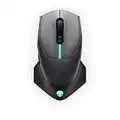 Alienware 610M Wired/Wireless Gaming Mouse - AW610M (Dark Side of The Moon), grey