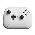 8Bitdo Ultimate Bluetooth Controller with Charging Dock, Wireless Pro Controller for Switch, Windows and Steam Deck (White)