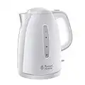 Russell Hobbs 21270 Textures Plastic Kettle, 1.7 Litre, 3000 W, White