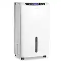 Waykar 2000 Sq. Ft Dehumidifier for Home and Basements, with Auto or Manual Drainage, 0.66 Gallon Water Tank Capacity