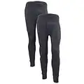 Gaffer 2 Pack Mens Thermal Bottom Long Johns Trousers Warm Underwear Baselayer Thermals Winter Ski Wear CHC M