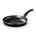 Tower T700300 SmartStart Classic Aluminium Frying Pan with Aeroglide Non-Stick C­­oating, Black, 24cm